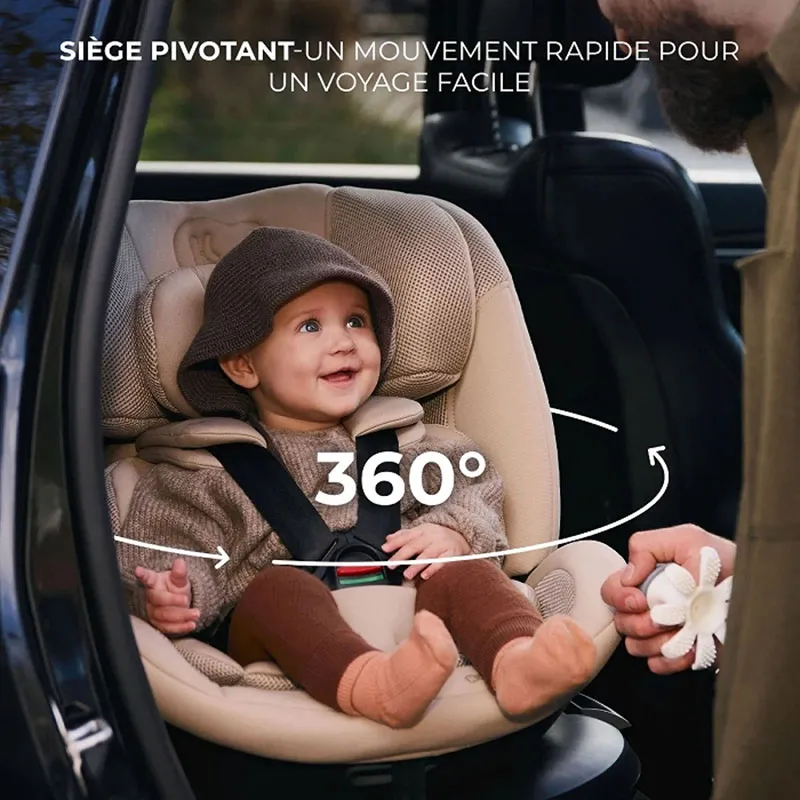 Siège auto 360° XPEDITION 3 i-Size/Isofix 40-150cm - Noir-6