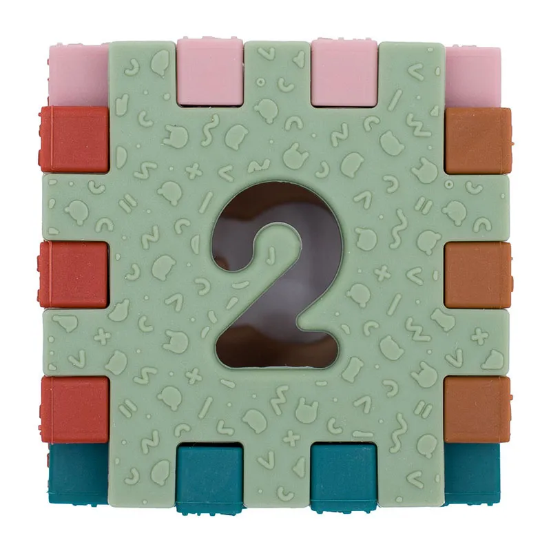 Cube/Puzzle Silicone Retro - 6m+-3