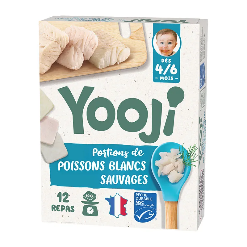 Hachés de Colin, de Hoki,  d'Eglefin MSC Pêche Durable - 12 portions - 6m+-5