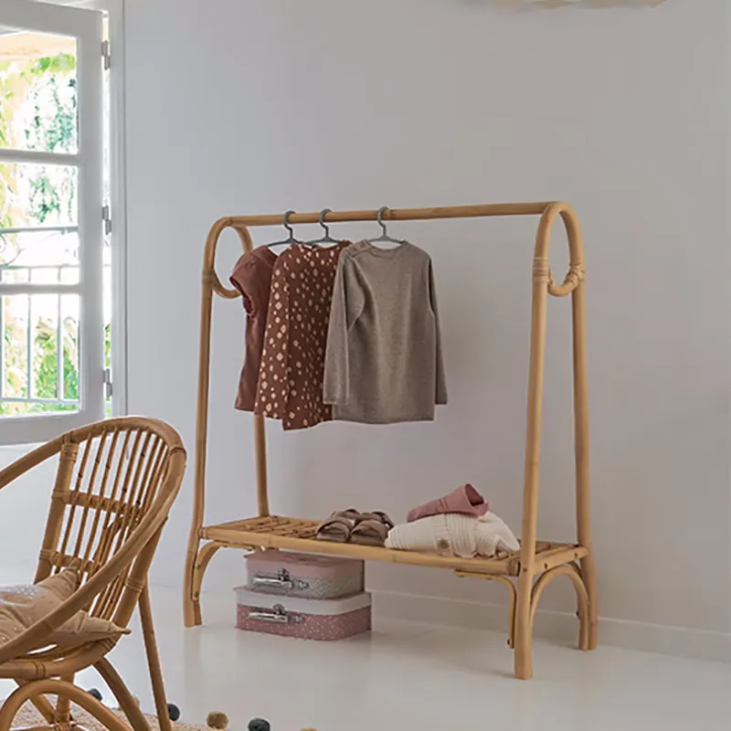 Portant Rotin - 80x39x95.5cm-0