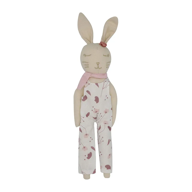 Poupée Lapin Rose & Lili - 25cm-0