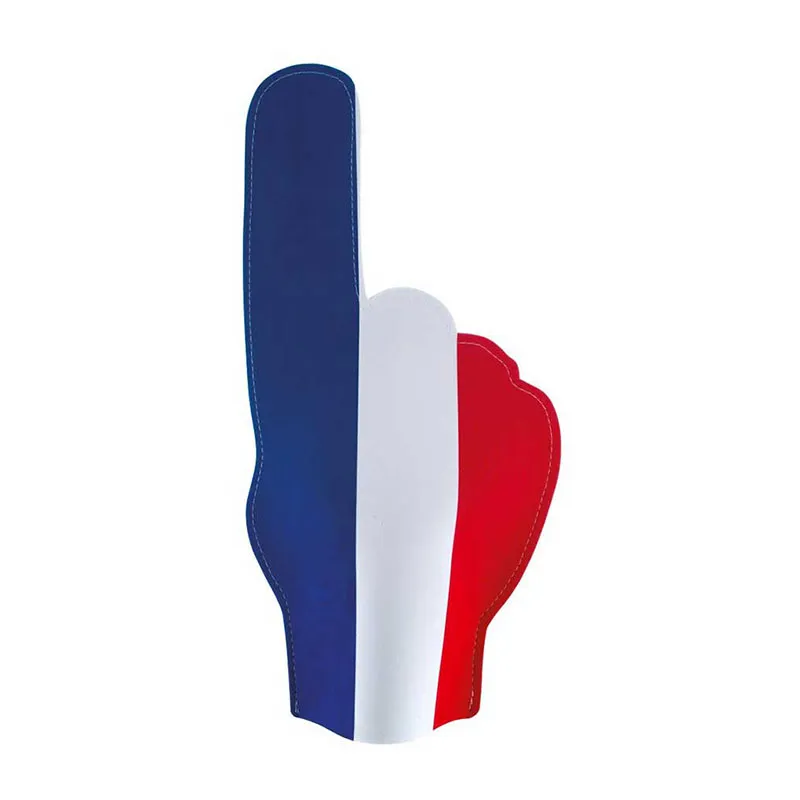 Main géante en mousse - Bleu/Blanc/Rouge-0