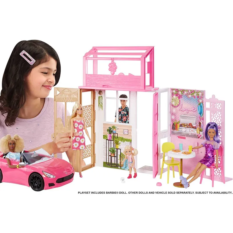 Coffret Maison sur 2 niveaux Barbie - 3+-2