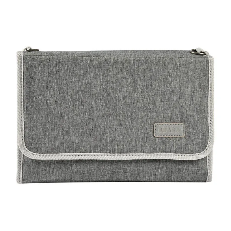 Pochette à langer nomade Heather - Gris-3