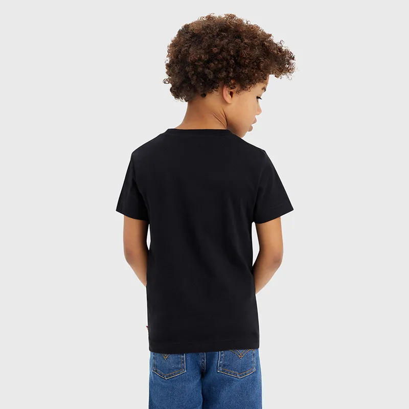 T-shirt Ombre Checkered - Noir-4