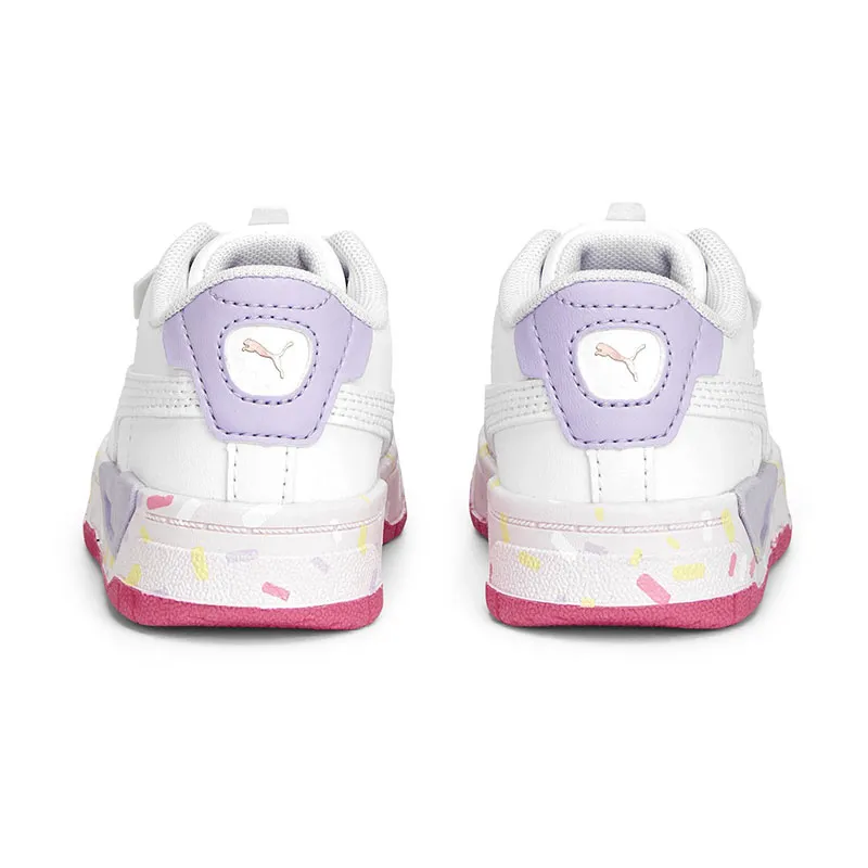 Baskets Bébé Cali Dream Sprinkle Puma - Blanc/Rose/Violet-4