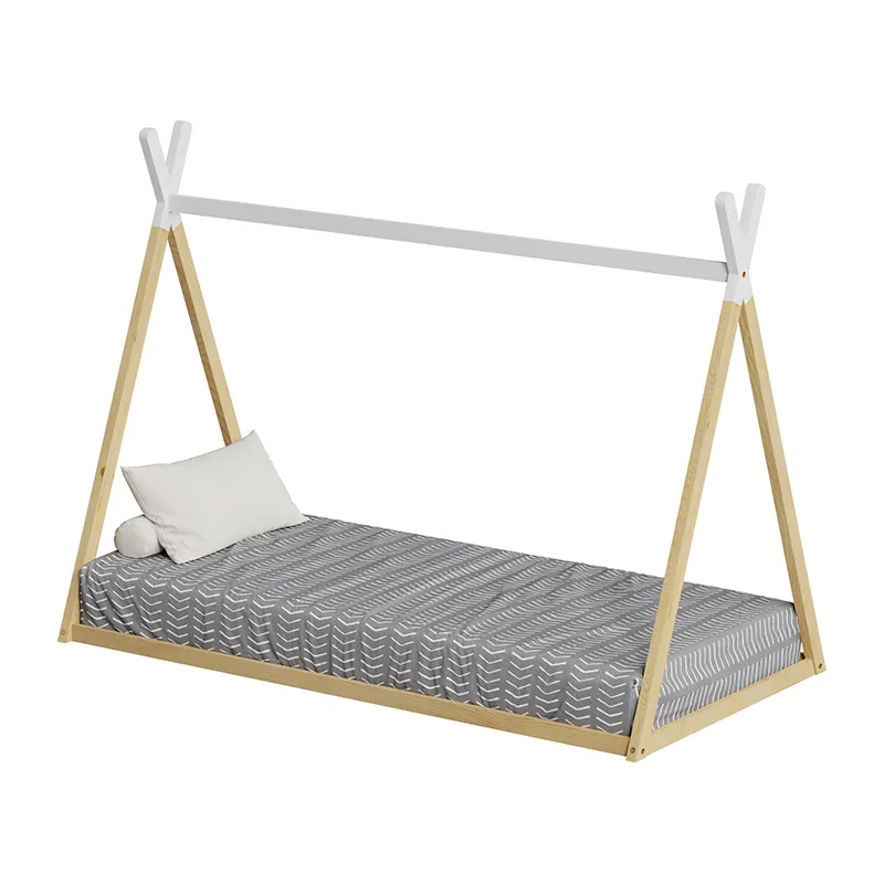 Lit Tipi Indie Blanc/Bois-2