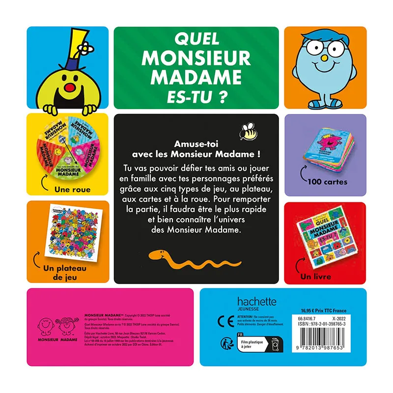 Coffret livre + jeux Quel Monsieur Madame es-tu ? - 5+-1