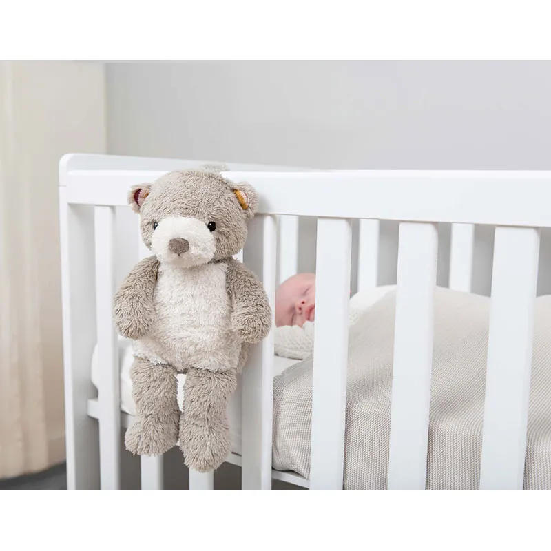Peluche veilleuse musicale Bruno l'Ours - Gris-5