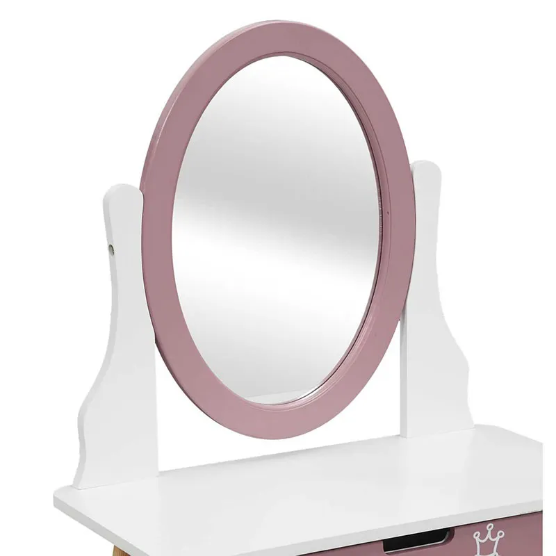 Coiffeuse Bois Madame Princesse - 55x108x30cm-7