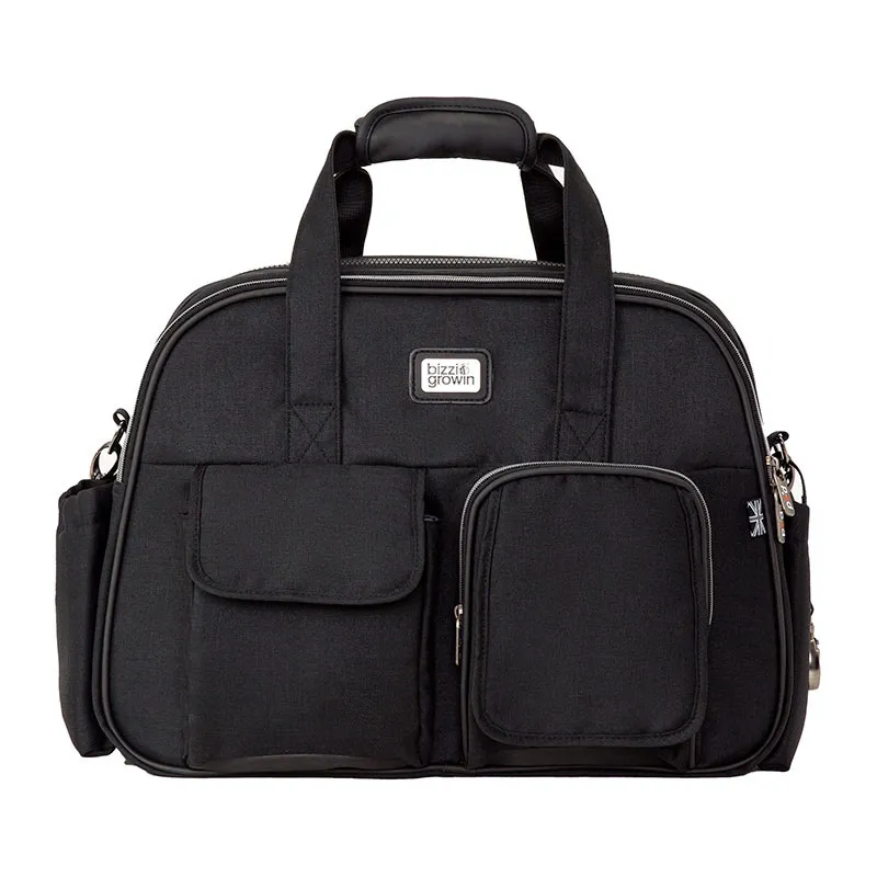 Couffin nomade/Sac à langer Pod Noir - 42x75cm-2