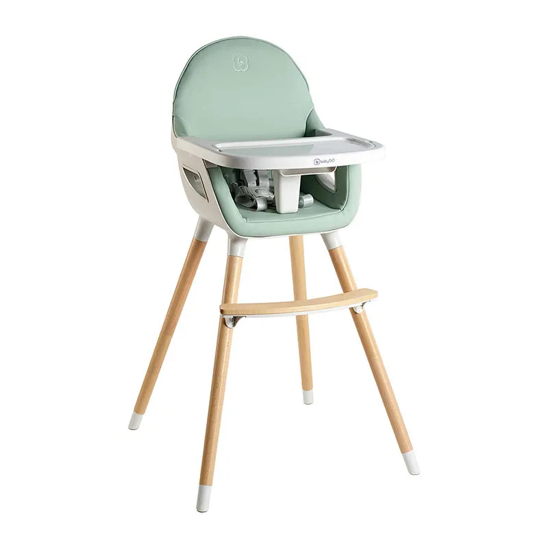 Chaise haute Scandi Vert - 6m+-1