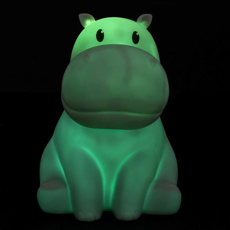 Lampe veilleuse Hippopotame - 16,5cm-6
