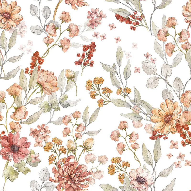 Papier peint Prairie d'automne - 100x280cm-0