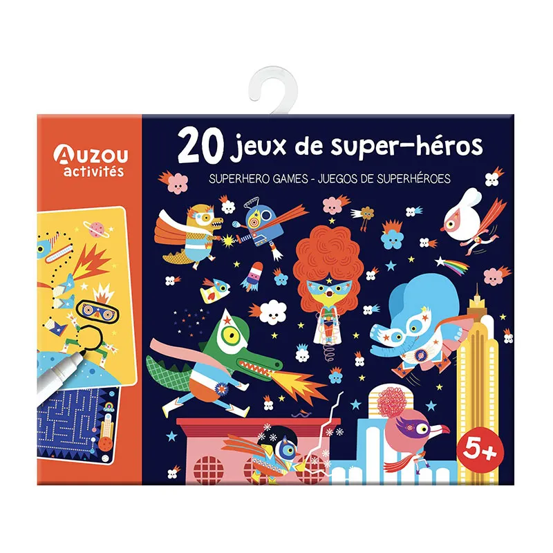 Ma pochette de jeux Super héros - 5+-0