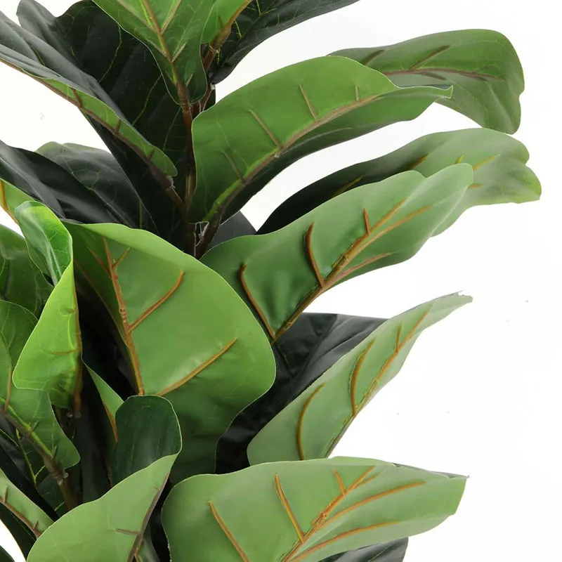 Plante verte artificielle en pot - 90cm-2