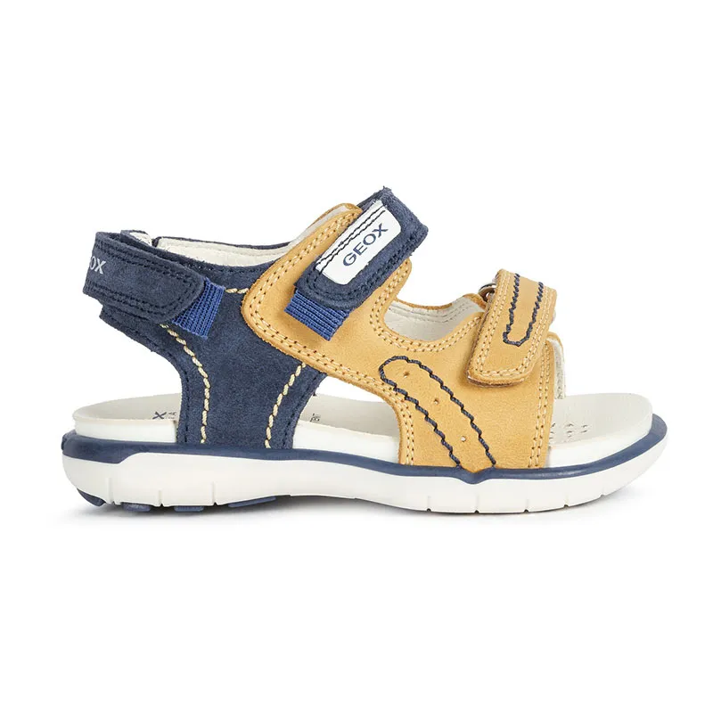 Sandales Delhi - Bleu Marine/Jaune Foncé-1