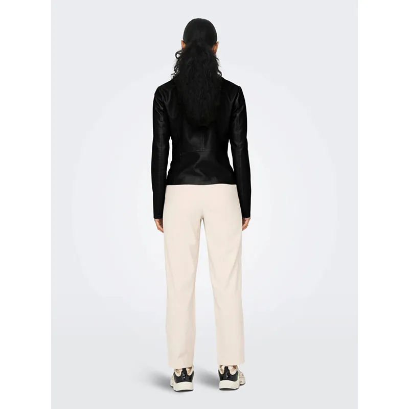 Perfecto simili cuir Newmelisa - Noir | Black-4