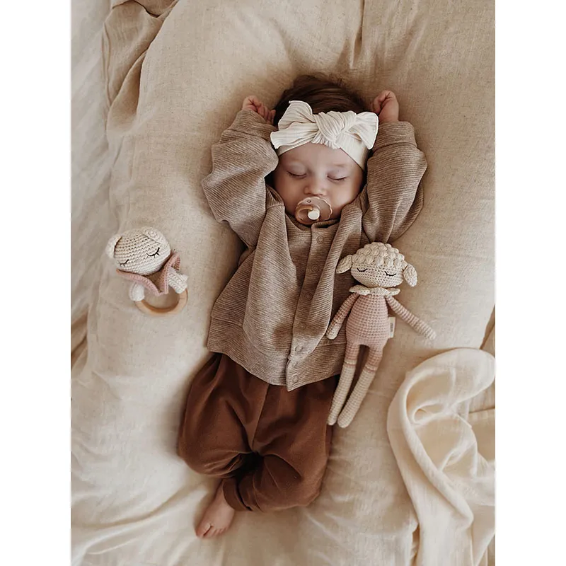 Anneau de dentition Crochet/Bois Tiffani l'Ourson - 0m+-1