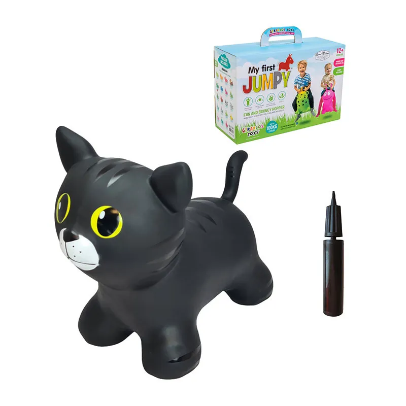 Chat sauteur Noir - 12m+-5