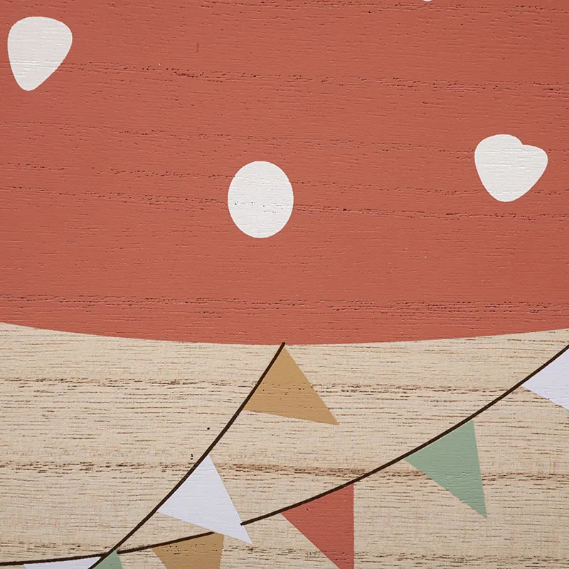 Jeu en bois Maison champignon - 33x19x60cm-4