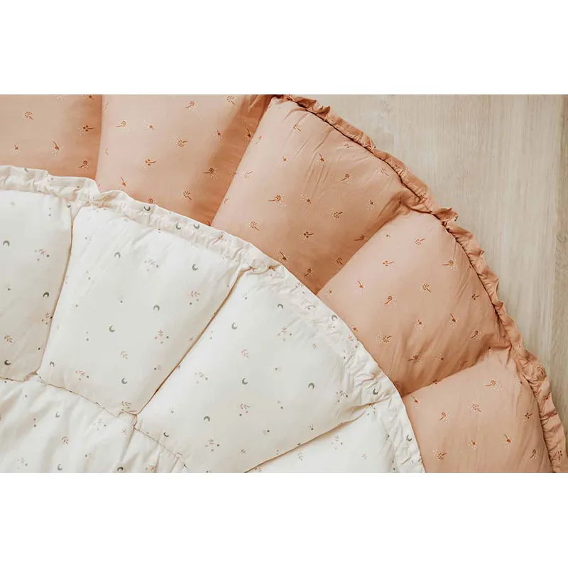 Sac à jouets/Tapis/Parc d'éveil 3en1 Bloom Fleuri - ø130cm-10
