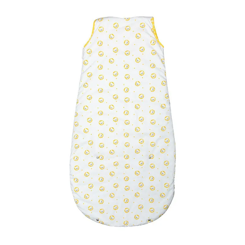 Gigoteuse ouatinée Peluche & pompon Gris/Jaune - TOG.4-1