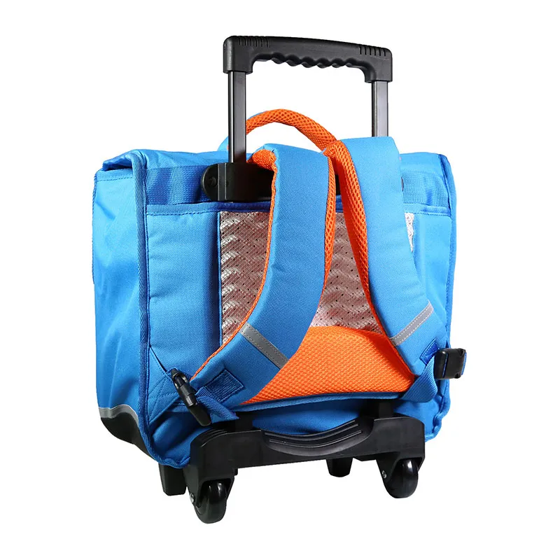 Cartable à roulettes Phileas Skate Bleu - 38x34cm-3