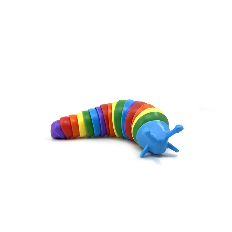 Limace arc-en-ciel articulée en 3D - 36m+-2