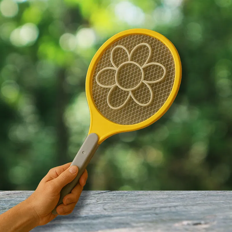 Raquette anti-moustique électrique - 48cm-9