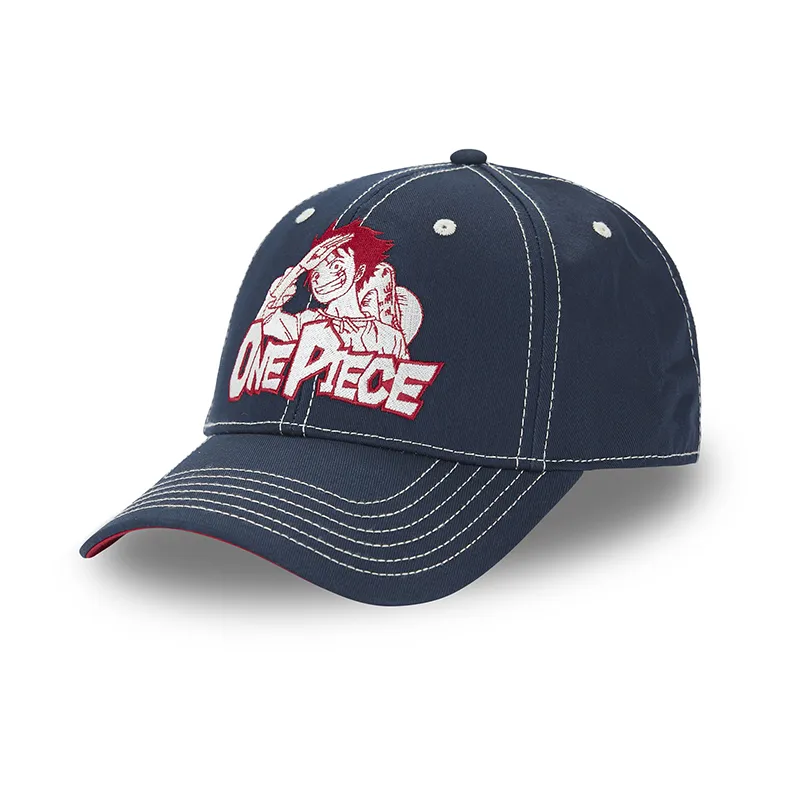 Casquette Enfant One Piece - Bleu/Rouge/Blanc-0