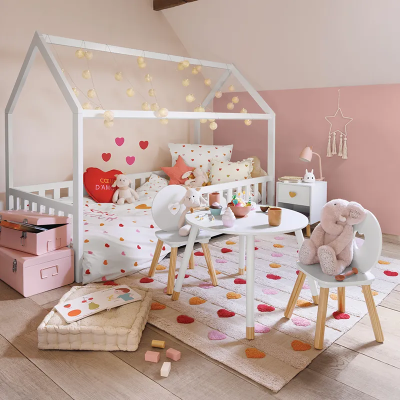 Lit Cabane Bosco Blanc - 90x190cm-4