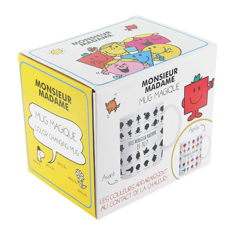 Mug couleur changeante Monsieur Madame - ø12cm-4