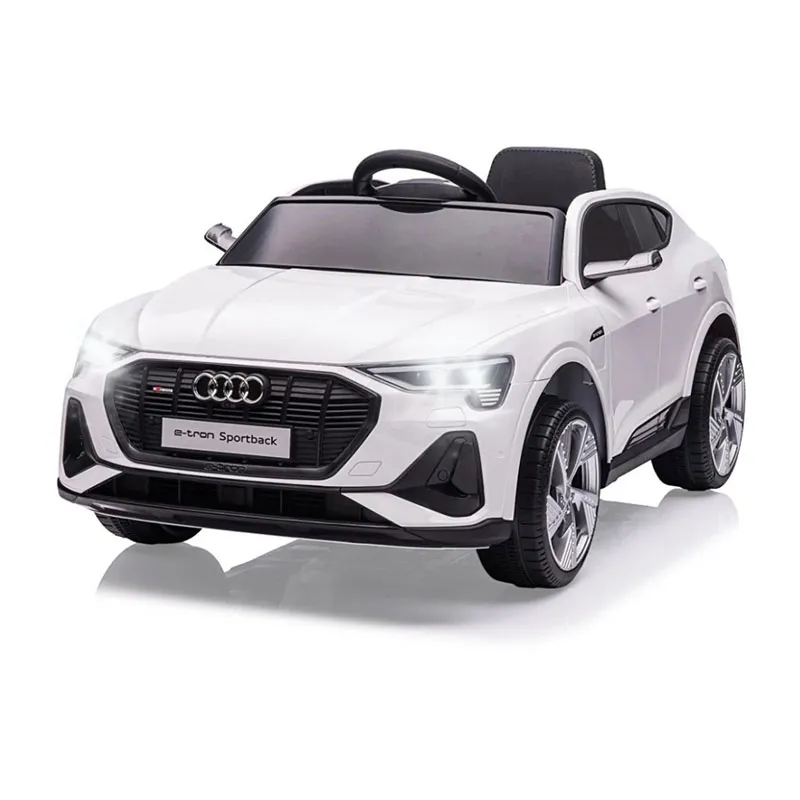 Voiture à batterie Audi E-Tron Sportback 4x4 Blanc - 36m+-0