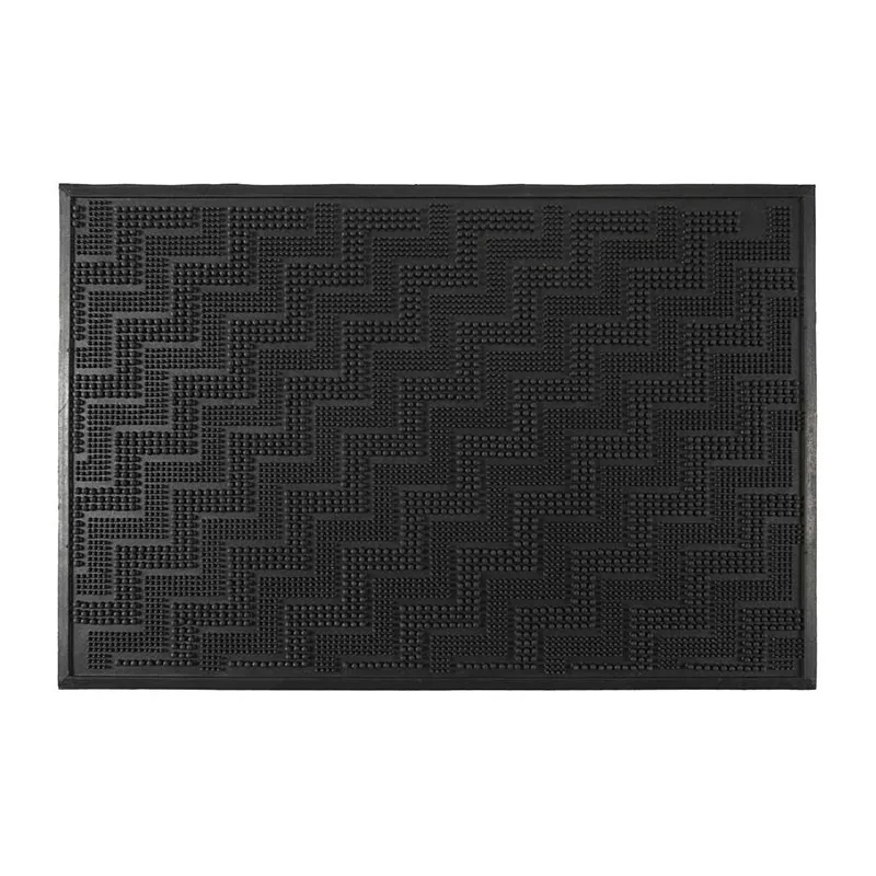 Paillasson grattoir antidérapant Noir - 40x60cm-3