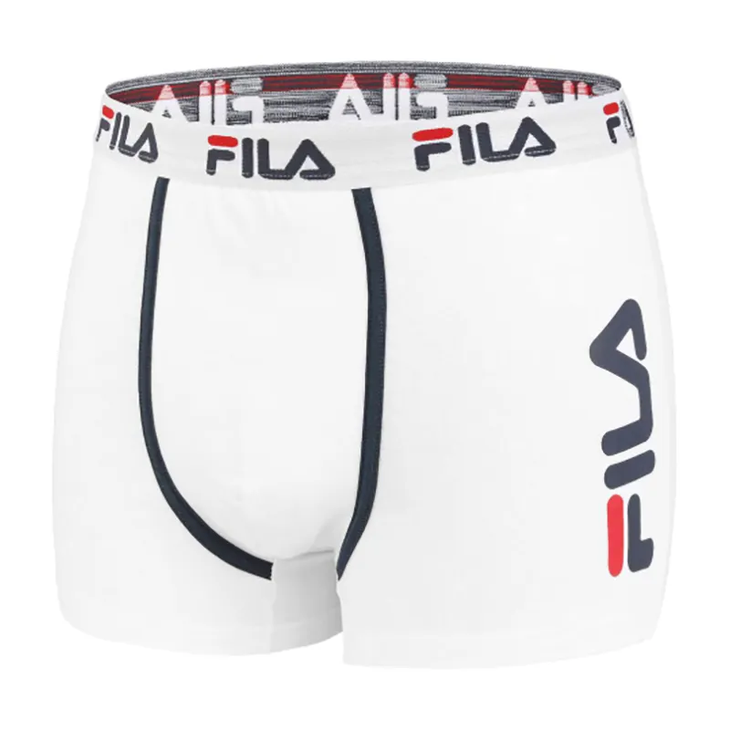 4 Boxers Homme Fila - Noir/Navy/Gris/Blanc-4