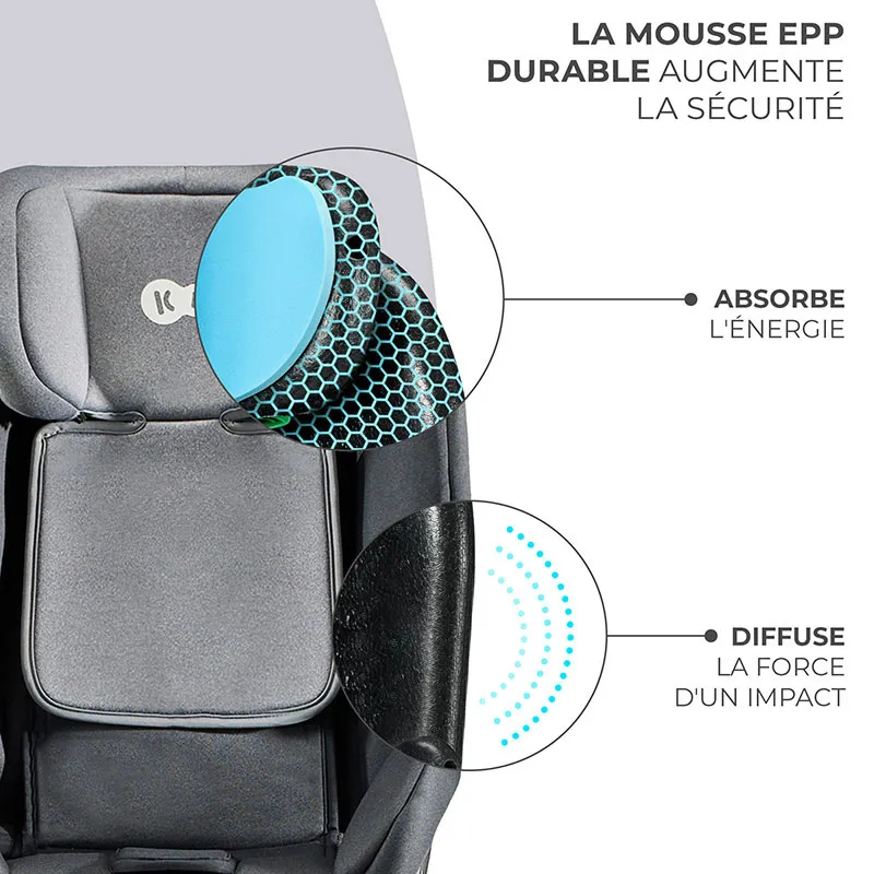 Siège-auto XRIDER i-Size/Isofix 40-125cm - Grey-4
