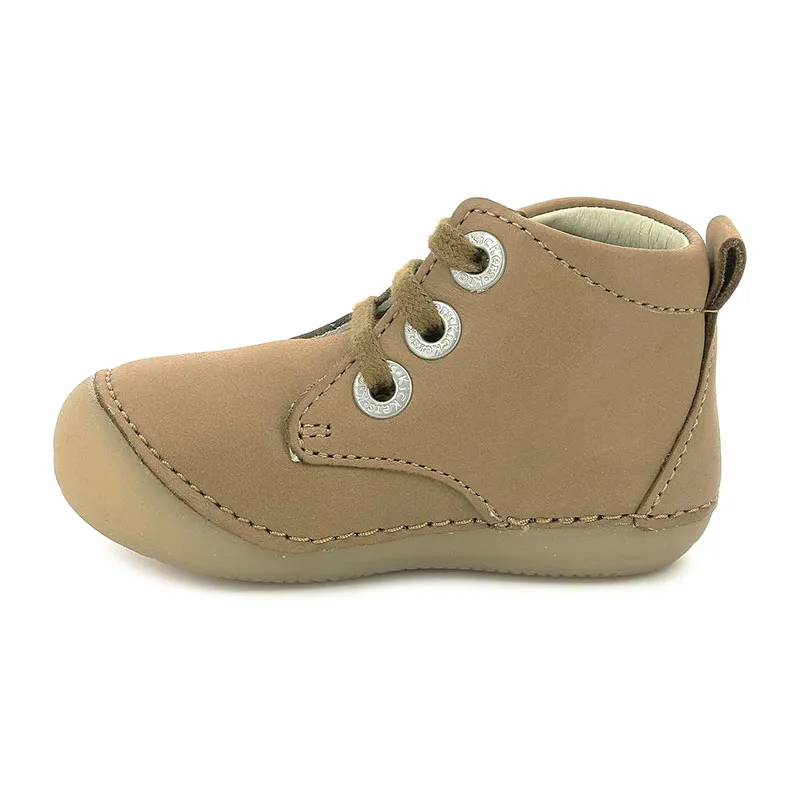 Botillons lacets Soniza - Camel-1