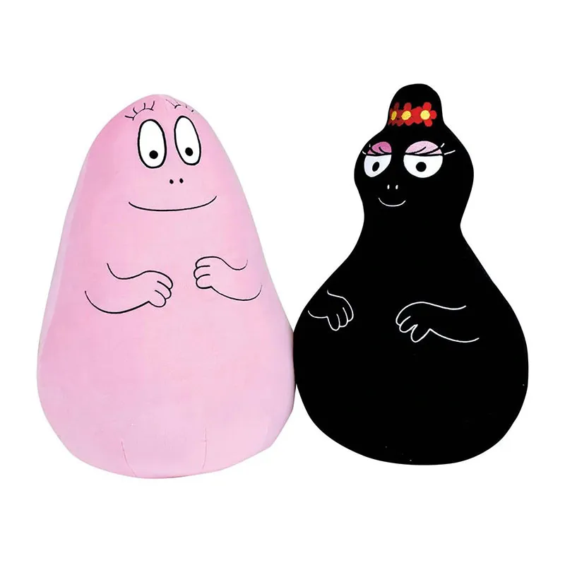2 Peluches Barbaparents Barbapapa et Barbamama - 40cm-0
