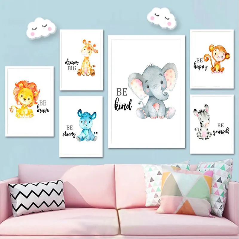 Toile Zèbre Be Yourself - 30x40cm-1