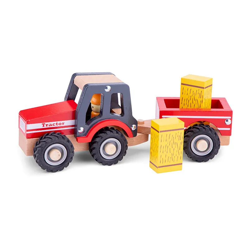 Tracteur avec Remorque + Bottes de Paille - 18m+-3