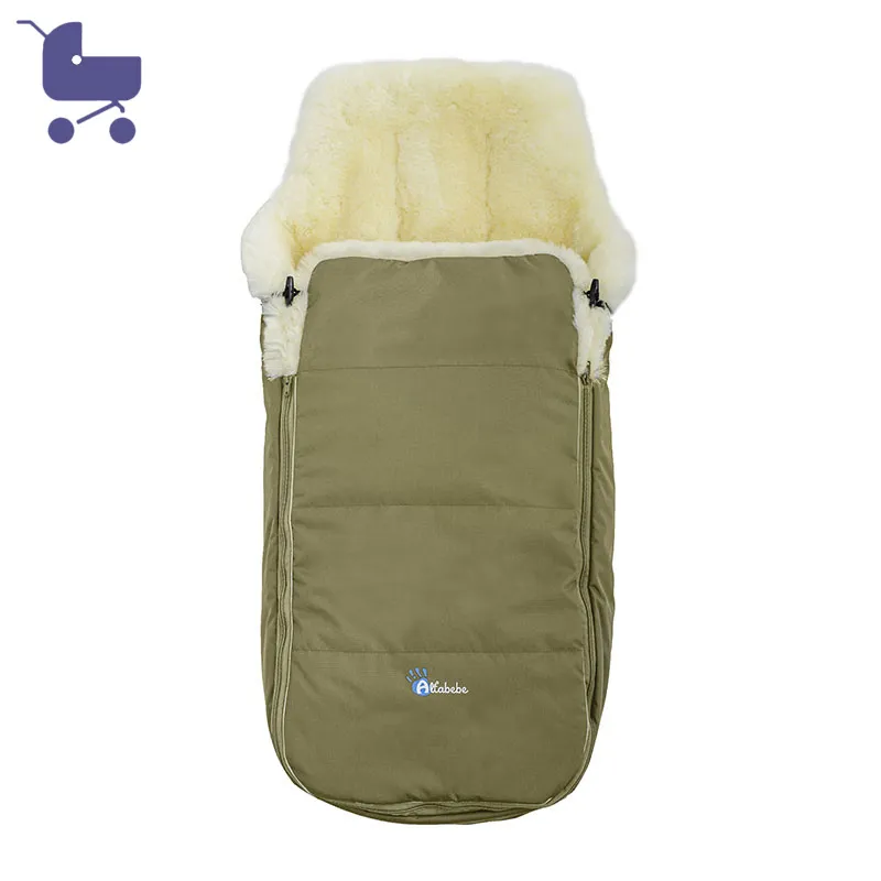 Chancelière Hiver Peau d'Agneau Beige - 9-36m-0