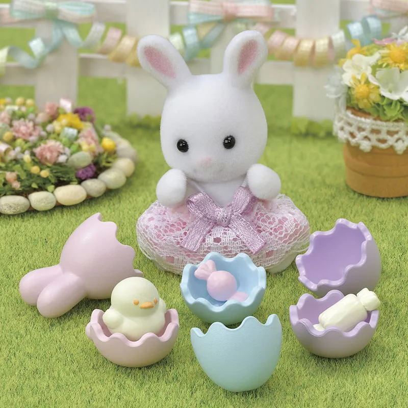 Coffret de Pâques & bébé lapin blanc - 9pcs-3