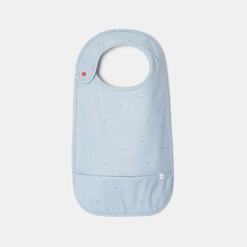 Bavoir Mixte - Bleu dirty-0