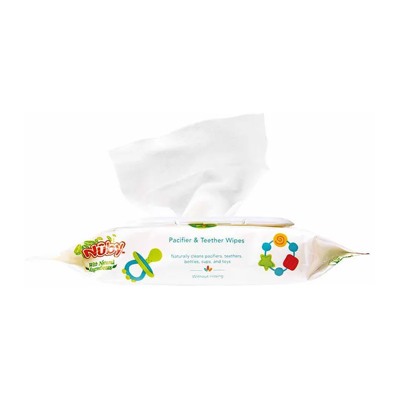 48 Lingettes pour Sucettes/Anneaux de dentition - 0m+-1