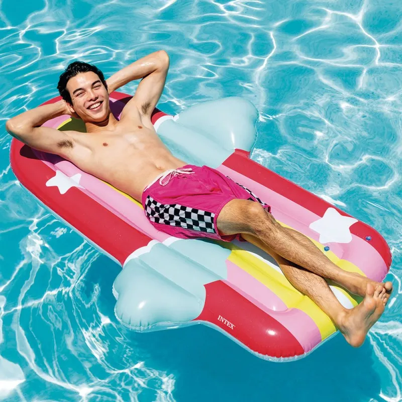 Matelas gonflable Nuage 70's - 175x117x20cm-0