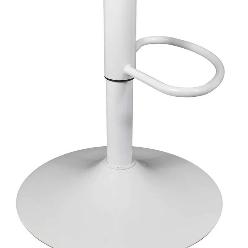 2 Tabourets de bar Isak Blanc - 38x104x41,5cm-8