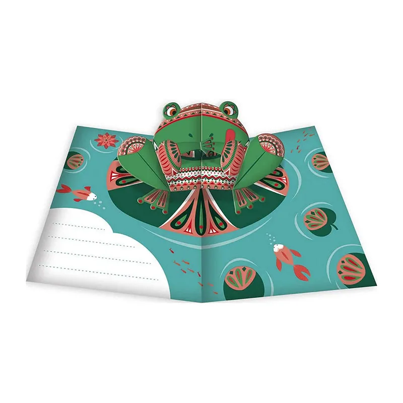 4 Cartes pop-up Animaux à créer - 6+-1