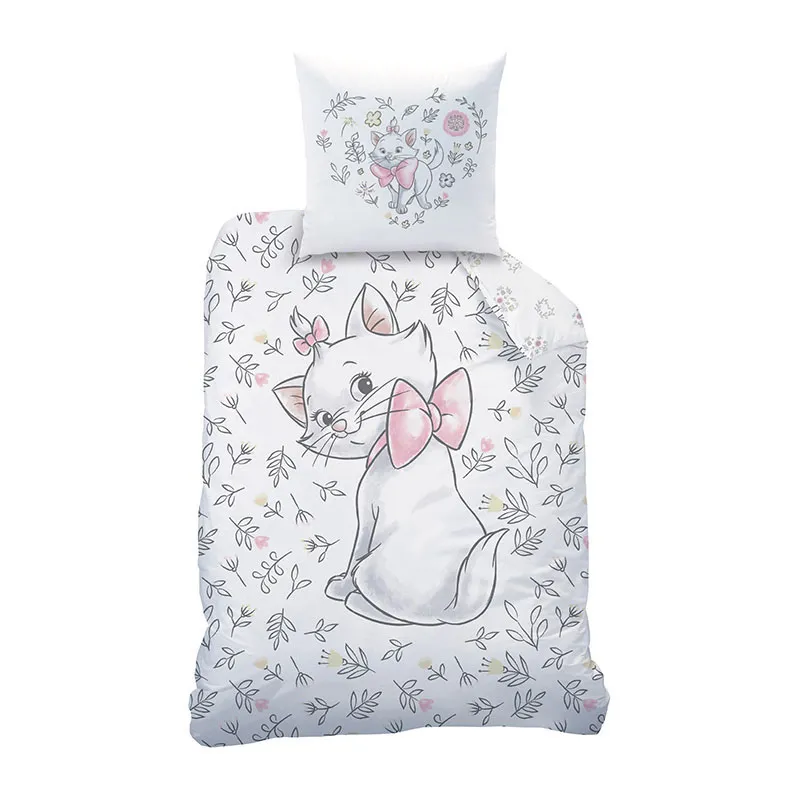 Parure 2pcs Les Aristochats Blanc - 140x200cm-2