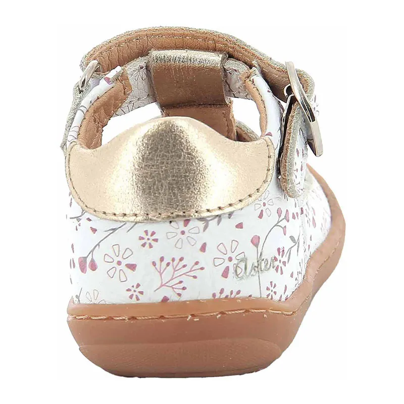 Salomés Bébé Crusile Cuir - Blanc Floral-3